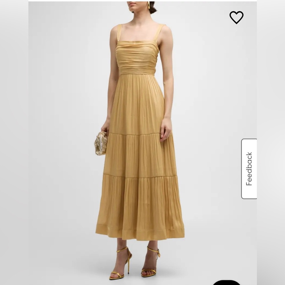 Metallic Shimmer Maxi Dress
